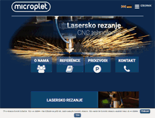 Tablet Screenshot of microplet.hr